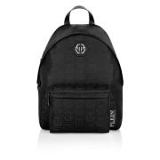 Philipp Plein Monogram Svarta Väskor Ryggsäck Black, Herr