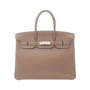 Hermès Vintage Pre-owned Laeder handvskor Brown, Dam