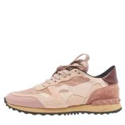 Valentino Vintage Pre-owned Canvas sneakers Pink, Dam