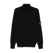 Stone Island Svarta Herrtröjor Black, Herr