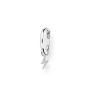 Thomas Sabo Damörhänge Creole Enstaka Blixt Silver Cr705-051-14 Gray, ...