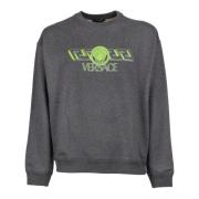 Versace Grå Sweatshirt - Regular Fit - Passar för alla temperaturer - ...