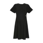 Dolce & Gabbana Jersey Midi Klänning Black, Dam