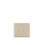 Dolce & Gabbana Bifold Plånbok med Logo Beige, Herr