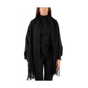 Alpha Industries Stilig Sidenscarf Stola Black, Dam