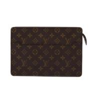 Louis Vuitton Vintage Pre-owned Canvas kuvertvskor Brown, Dam