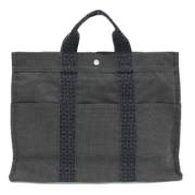 Hermès Vintage Pre-owned Canvas totevskor Gray, Dam