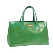 Louis Vuitton Vintage Pre-owned Laeder handvskor Green, Dam