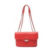 Chanel Vintage Pre-owned Laeder chanel-vskor Red, Dam