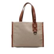 Burberry Vintage Pre-owned Canvas handvskor Brown, Dam