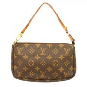 Louis Vuitton Vintage Pre-owned Tyg kuvertvskor Brown, Dam