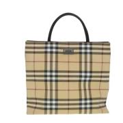 Burberry Vintage Pre-owned Canvas totevskor Beige, Dam