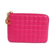 Celine Vintage Pre-owned Laeder plnbcker Pink, Dam