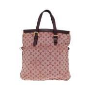 Louis Vuitton Vintage Pre-owned Canvas totevskor Pink, Dam