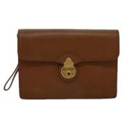 Burberry Vintage Pre-owned Laeder handvskor Brown, Dam