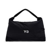 Y-3 Axelväska med tryckt logotyp Black, Unisex