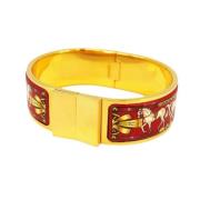 Hermès Vintage Pre-owned Metall armband Yellow, Dam