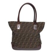 Fendi Vintage Pre-owned Canvas fendi-vskor Brown, Dam