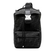 Fendi Vintage Pre-owned Canvas fendi-vskor Black, Dam