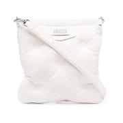 Maison Margiela Vit Glam Slam Messenger Väska White, Herr