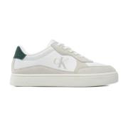 Calvin Klein Klassiska Cupsole Nylon Sneakers Beige, Herr