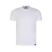 Dsquared2 Icon T-Shirt för Herrar - Vit/Blå White, Herr