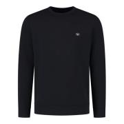 Emporio Armani Blå Ikonisk Sweatshirt för Herrar Blue, Herr