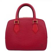 Louis Vuitton Vintage Pre-owned Tyg handvskor Red, Dam