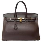 Hermès Vintage Pre-owned Laeder handvskor Brown, Dam