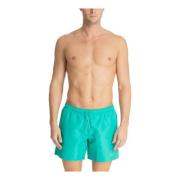 Emporio Armani EA7 Stiliga badshorts med dragsko Green, Herr