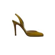 Christian Louboutin Pre-owned Pre-owned Laeder klackskor Yellow, Dam