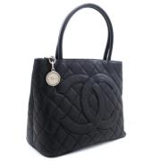 Chanel Vintage Pre-owned Laeder chanel-vskor Black, Dam