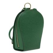 Louis Vuitton Vintage Pre-owned Laeder ryggsckar Green, Dam