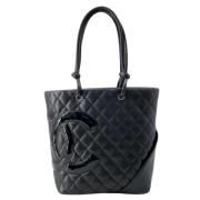 Chanel Vintage Pre-owned Laeder chanel-vskor Black, Dam