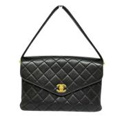 Chanel Vintage Pre-owned Tyg chanel-vskor Black, Dam