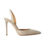 Aquazzura Nude Pumpklackar Yellow, Dam