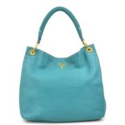 Prada Vintage Pre-owned Laeder prada-vskor Blue, Dam