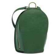 Louis Vuitton Vintage Pre-owned Laeder ryggsckar Green, Dam