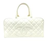 Chanel Vintage Pre-owned Laeder chanel-vskor Beige, Dam