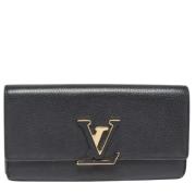 Louis Vuitton Vintage Pre-owned Laeder plnbcker Black, Dam