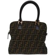 Fendi Vintage Pre-owned Canvas fendi-vskor Brown, Dam