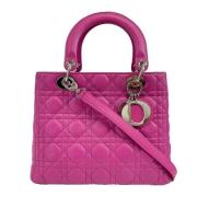 Dior Vintage Pre-owned Laeder crossbodyvskor Pink, Dam