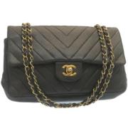 Chanel Vintage Pre-owned Laeder chanel-vskor Black, Dam