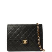 Chanel Vintage Pre-owned Tyg chanel-vskor Black, Dam