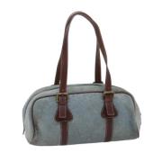 Celine Vintage Pre-owned Canvas celine-vskor Blue, Dam