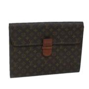 Louis Vuitton Vintage Pre-owned Canvas louis-vuitton-vskor Brown, Dam