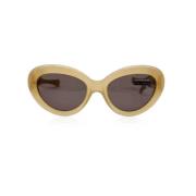 Dolce & Gabbana Pre-owned Pre-owned Acetat solglasgon Beige, Dam