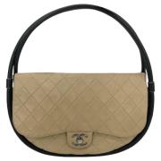 Chanel Vintage Pre-owned Laeder chanel-vskor Beige, Dam