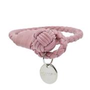 Bottega Veneta Vintage Pre-owned Laeder armband Pink, Dam