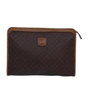 Celine Vintage Pre-owned Laeder kuvertvskor Brown, Dam